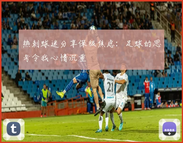 热刺球迷分享保级焦虑：足球的思考令我心情沉重
